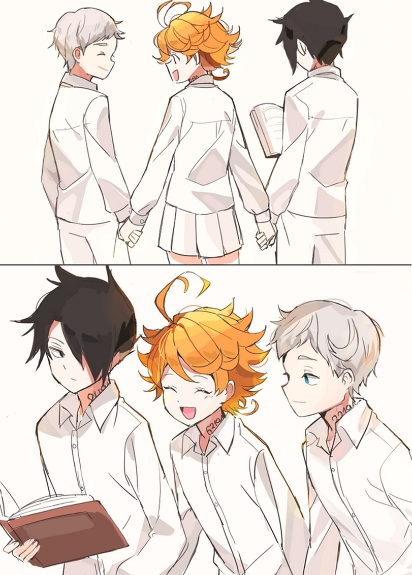 Anime,Аниме,Yakusoku no Neverland,Emma (Yakusoku no Neverland),ray (yakusoku no neverland),Norman (Yakusoku no Neverland),joman,Anime Artist,Аниме арт, Аниме-арт,artist,Anime,fandoms,The Promised Neverland,Emma (Yakusoku no Neverland),ray (yakusoku no neverland),Norman (Yakusoku no