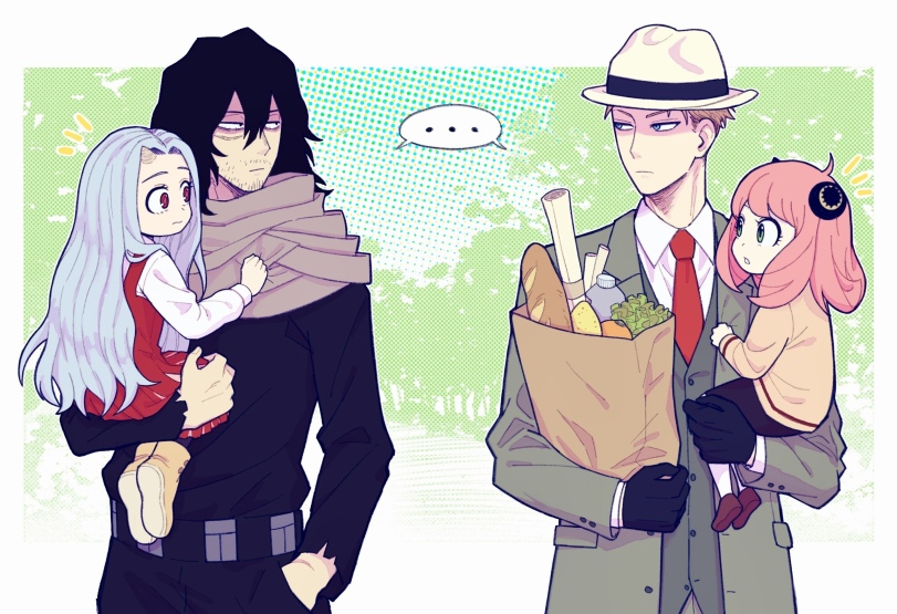 Anya Forger,Anya (Spy x Family), Аня Форджер,Spy x Family,Семья шпиона,Anime,Аниме,фэндомы,Loid Forger,Twilight (Spy x Family), Лойд Форджер,Aizawa Shouta,Boku no Hero Academia,Eri (Boku no Hero Academia),crossover,Acupofbreadowo,Anya Forger,spy x family,Anime,fandoms,Loid Forger,aizawa shouta,boku