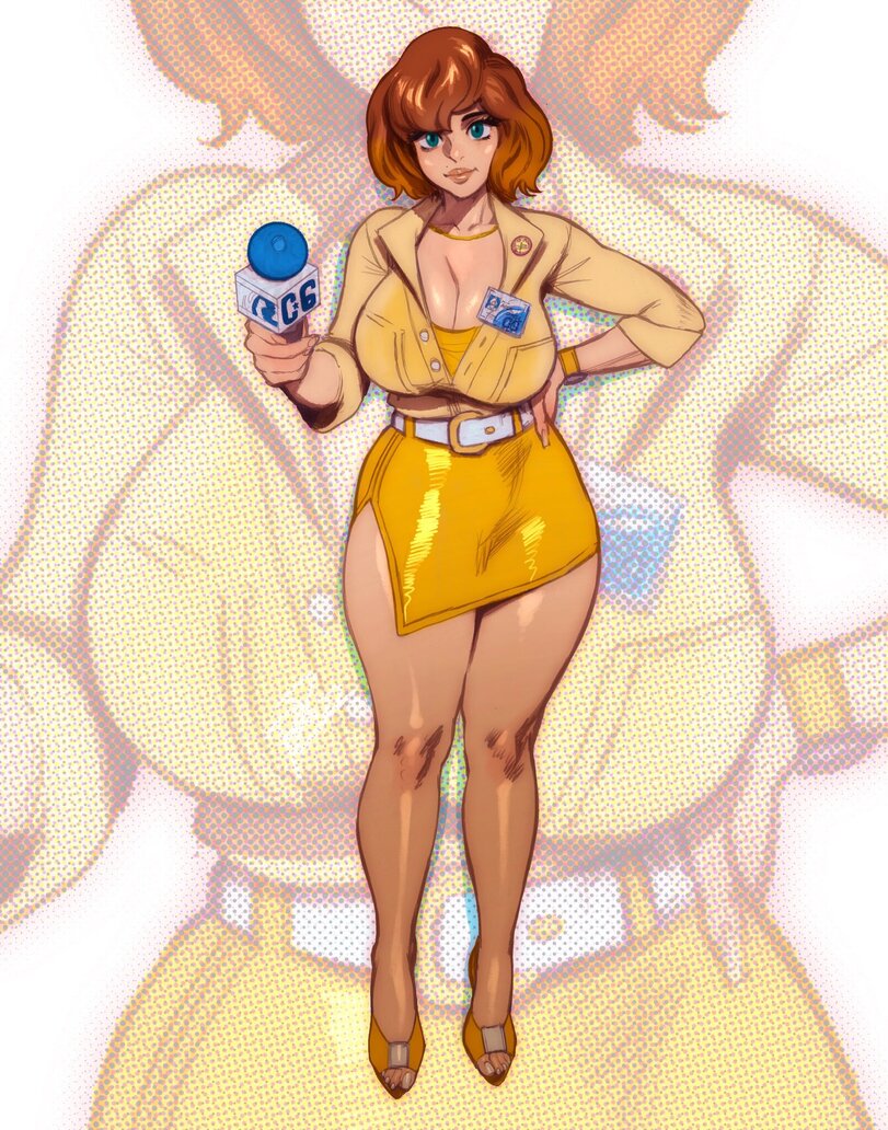 April O&#039;Neil,Эйприл О&#039;Нил,TMNT,Teenage Mutant Ninja Turtles, Подростки Черепашки Мутанты Ниндзя,фэндомы,TMNT ero,Robaato,artist