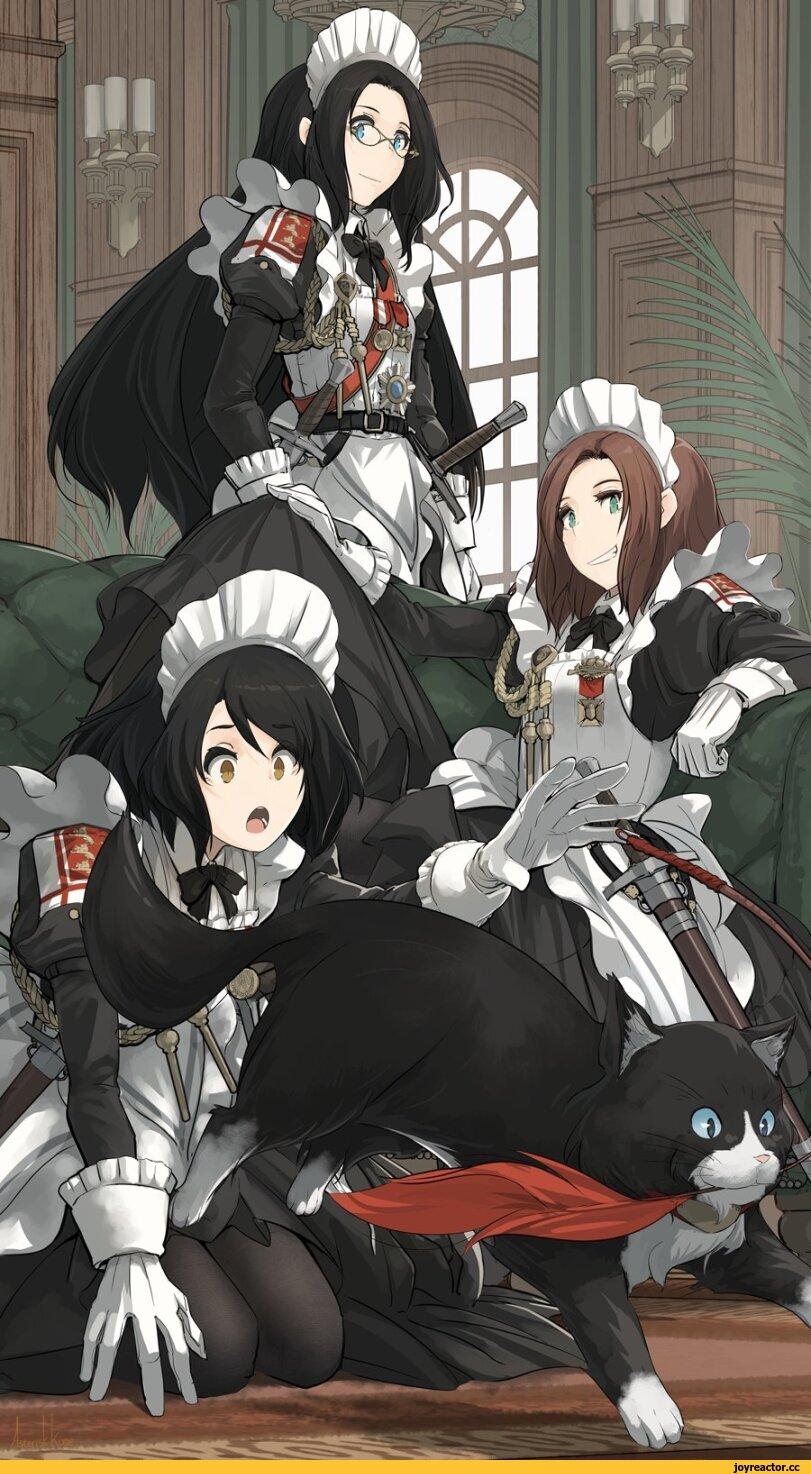 Asterisk kome,Anime Artist,Аниме арт, Аниме-арт,artist,art барышня,art,арт,Maid,длиннопост