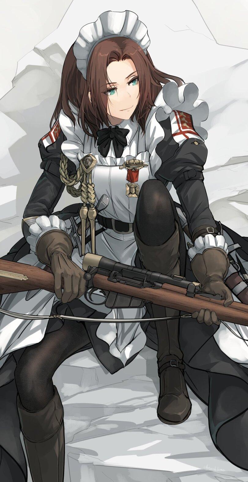 Asterisk kome,Anime Artist,Аниме арт, Аниме-арт,artist,art барышня,art,арт,Maid,длиннопост