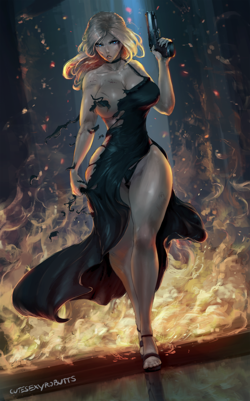 Aya Brea,Parasite Eve,Игры,Игровая эротика,CuteSexyRobutts