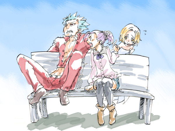 Ban (NnT),Бан,Nanatsu no Taizai,The Seven Deadly Sins, NnT,Anime,Аниме,Jericho (NnT),Иерихон,Elaine,Элейн,Ban (NnT),nanatsu no taizai,Anime,fandoms,Jericho (NnT),elaine,Anime Unsorted,Anime Unsorted
