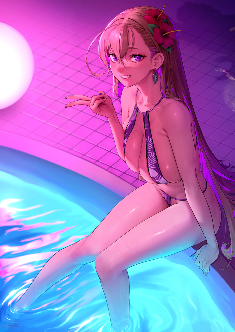 ﻿ 1H á / 1 [И А 1 ш У к \ Jl ^,BeeeeeN,artist,boryeon (last origin),Last Origin,Игры,Игровая эротика,bikini