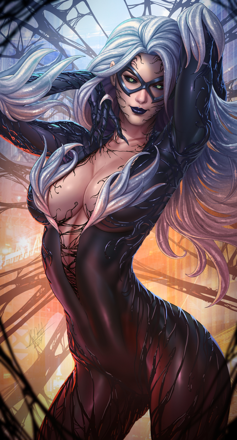 Black Cat,Черная Кошка, Фелиция Харди,Marvel,Вселенная Марвел,фэндомы,Venom,Веном, Черная смерть,artist,KodiArt96,Black Cat (Marvel),Marvel,fandoms,Venom,artist,KodiArt96,Marvel Ero,Эротика