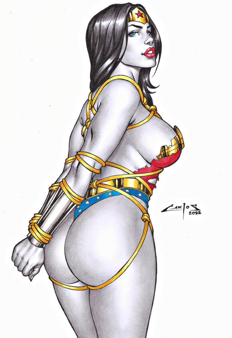 Carlos Braga,artist,Black Cat,Черная Кошка, Фелиция Харди,Marvel,Вселенная Марвел,фэндомы,Wonder Woman,Чудо Женщина, Диана Принс, Принцесса Диана из Фемискиры (Темискиры),DC Comics,DC Universe, Вселенная ДиСи,Lady Deadpool,Леди Дедпул, Ванда Уилсон,Deadpool,Дэдпул, Уэйд Уилсон,Magik,Магика, Мэджик,