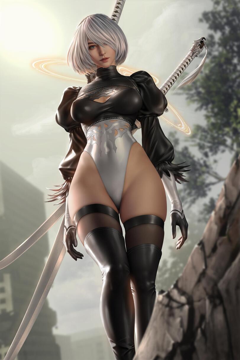 Cloudy D,2B(YoRHa),NieR Automata,Nier (series),Игры,Игровая эротика,Кликабельно,под катом еще,Cloud _D,Cloudy D,YoRHa No. 2 Type B,NieR Automata,nier (series),games,game erotica,Cloud _D,artist