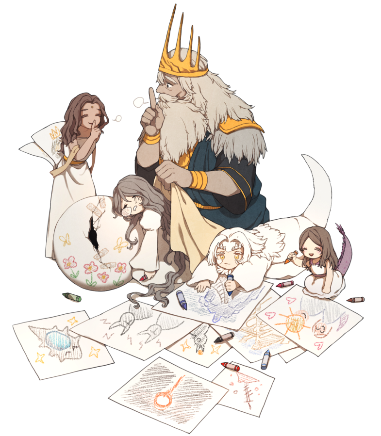 DoNar0217,Lord of Cinder Gwyn,DS персонажи,Dark Souls,фэндомы,Gwynevere,Princess Filianore,DSIII персонажи,Dark Souls 3,Crossbreed Priscilla,Company Captain Yorshka,Gwyndolin,Nameless King,The Nameless King