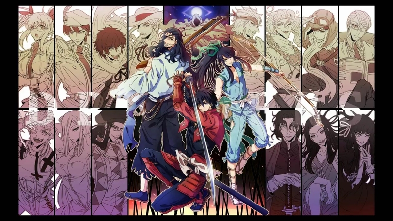 Drifters (anime),Anime,Аниме,Black King,Joan of Arc,anastasia nikolaevna romanova,hijikata toshizou (drifters),minamoto no yoshitsune,Jeanne d&#039;arc (Drifters),abe no seimei,oda nobunaga (drifters),Nasu Suketaka Yoichi,Nasu no Yoichi,Shimazu Toyohisa,easy (drifters),Grigori Efimovich
