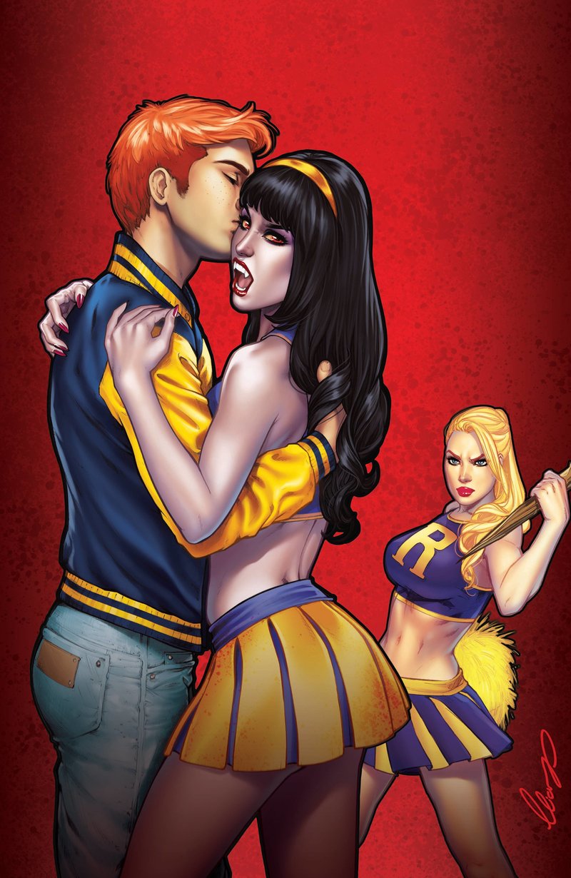 Elias-Chatzoudis,artist,Archie,Арчи,Comic Books,Комиксы, графические новеллы, романы,фэндомы,Archie Andrews,Veronica Lodge,Betty Cooper,vampire,вампир,art барышня,art,арт