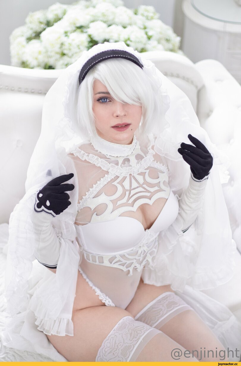 Enji night,2B(YoRHa),NieR Automata,Nier (series),Игры,ero cosplay,косплей,длиннопост,попа 2B,ляжки,ножки