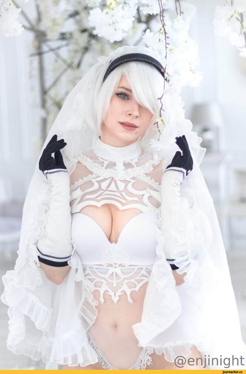 Enji night,2B(YoRHa),NieR Automata,Nier (series),Игры,ero cosplay,косплей,длиннопост,попа 2B,ляжки,ножки