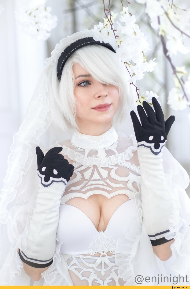 ﻿ «I \ I i % I >ч,Enji night,2B(YoRHa),NieR Automata,Nier (series),Игры,ero cosplay,косплей,длиннопост,попа 2B,ляжки,ножки
