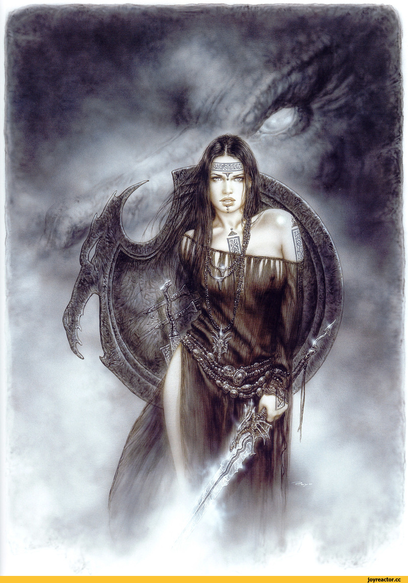 Fantasy,Fantasy art,art,арт,Fantasy ero,Luis Royo,artist,Ретро-фэнтези,длиннопост