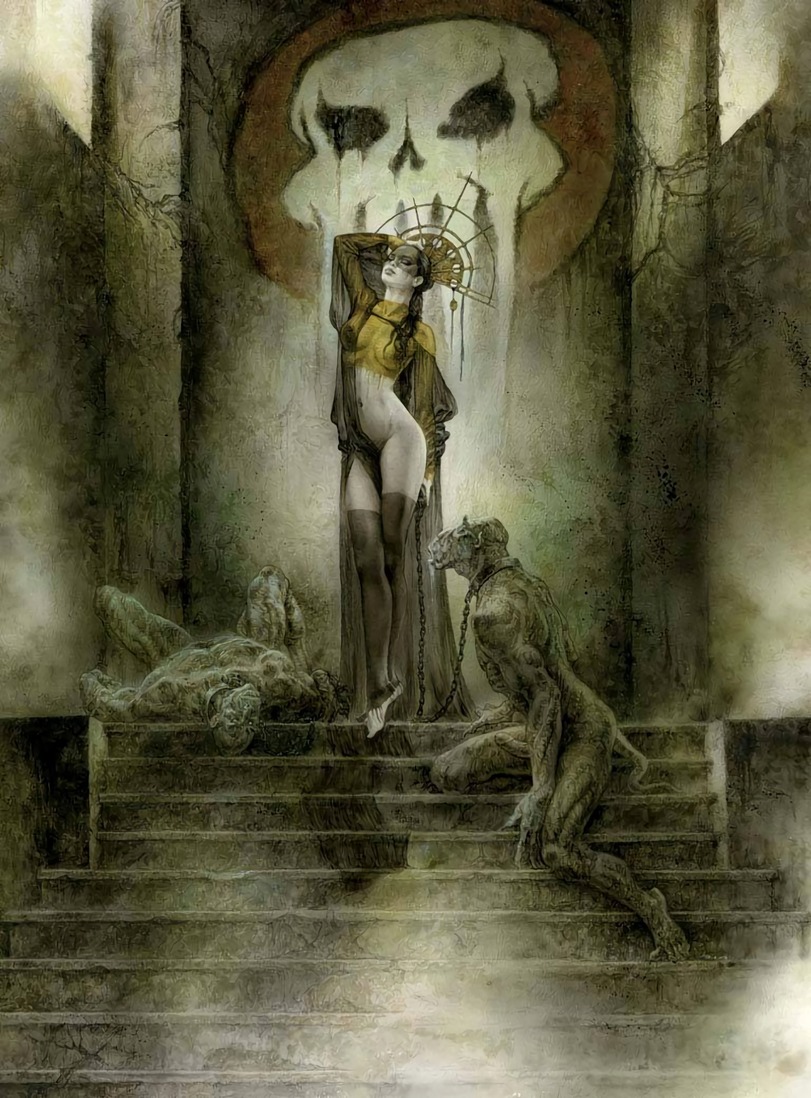 Fantasy,Fantasy art,art,арт,Fantasy ero,Luis Royo,artist,Ретро-фэнтези,длиннопост