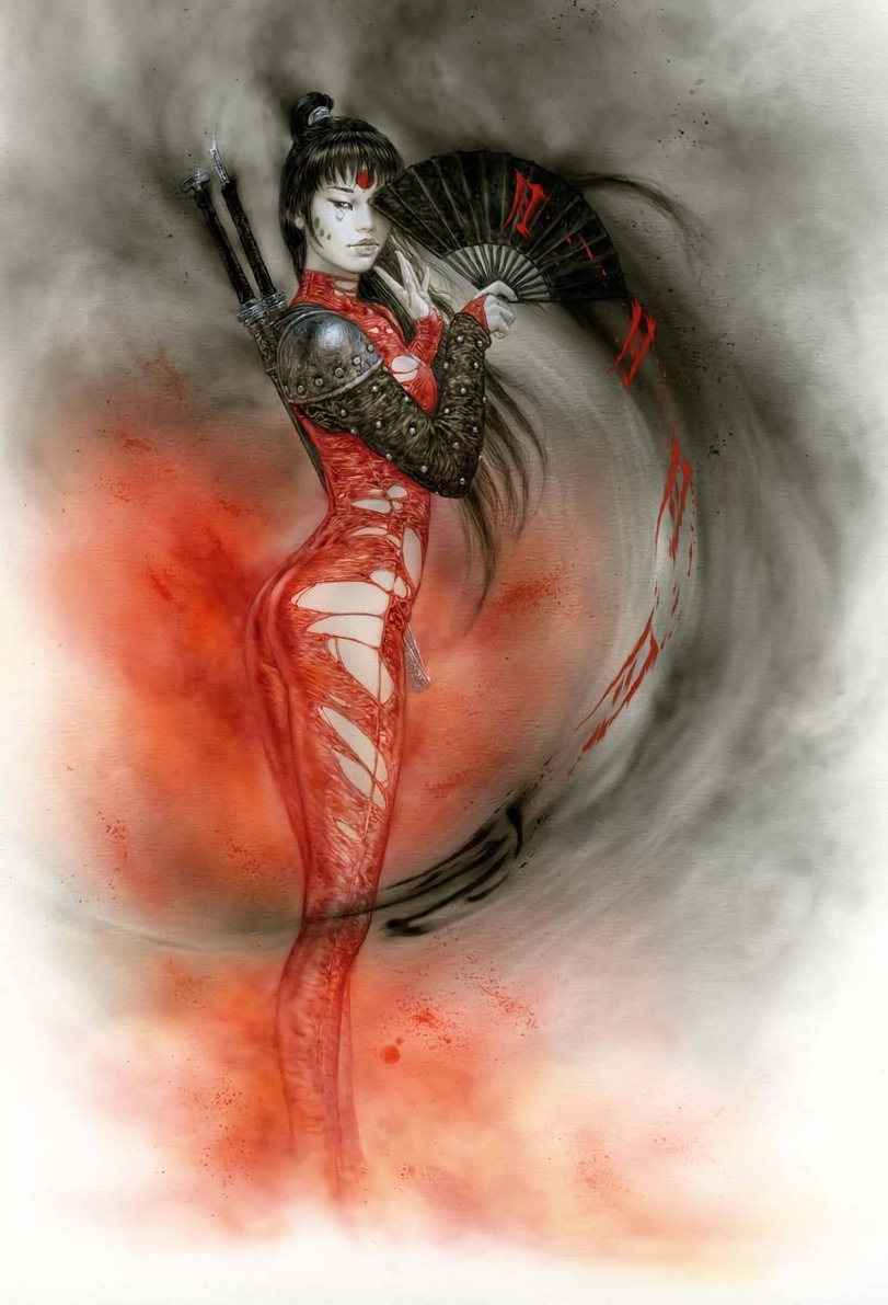 Fantasy,Fantasy art,art,арт,Fantasy ero,Luis Royo,artist,Ретро-фэнтези,длиннопост