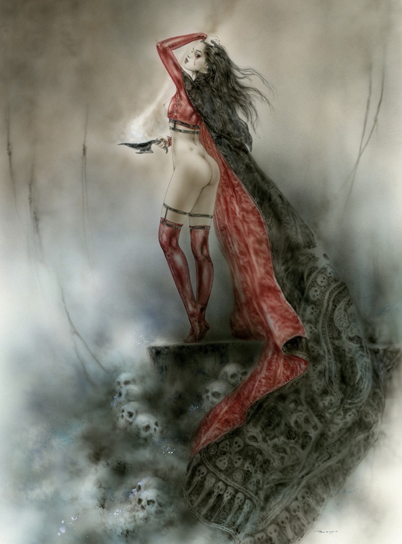 Fantasy,Fantasy art,art,арт,Fantasy ero,Luis Royo,artist,Ретро-фэнтези,длиннопост