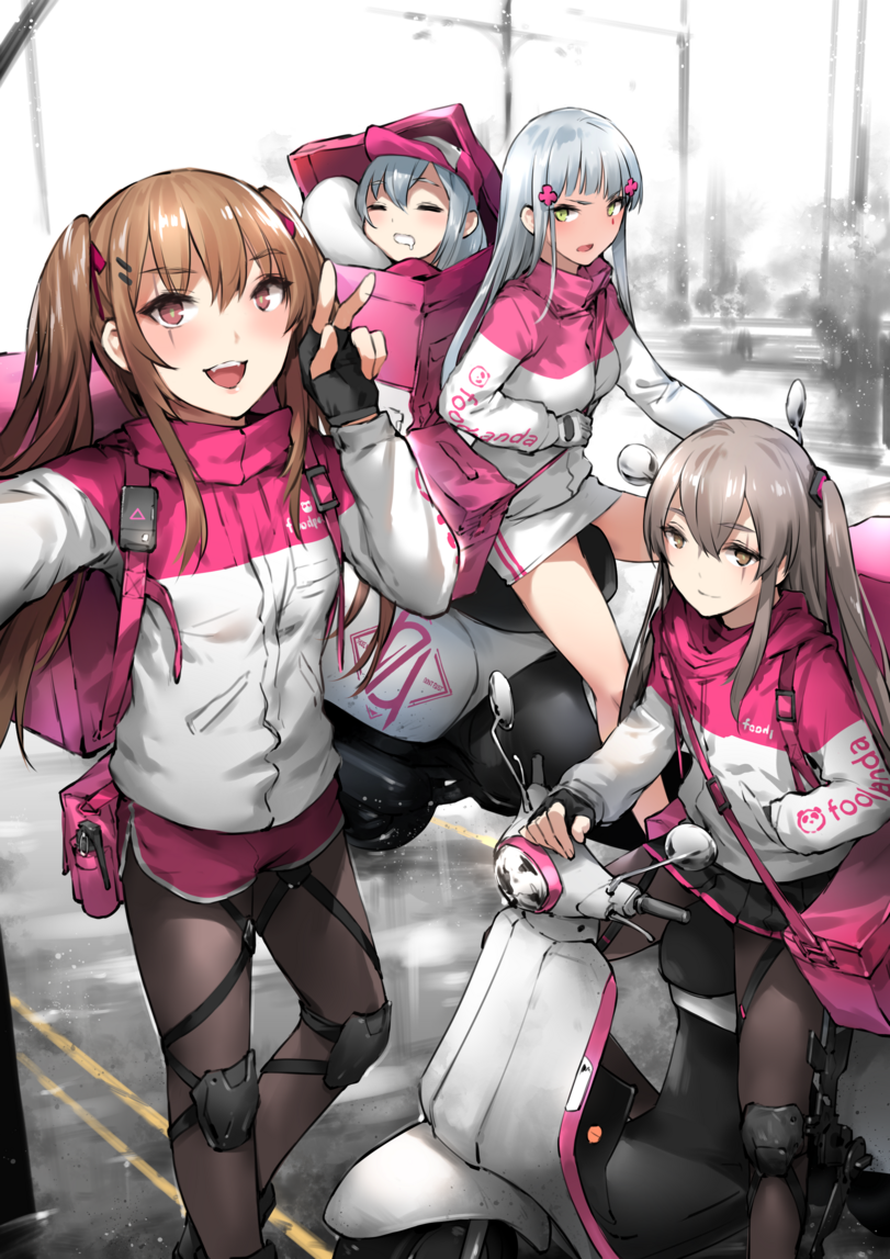 G11 (Girls Frontline),Girls Frontline,Anime,Аниме,UMP9 (Girls Frontline),Universale Maschinenpistole 9mm Parabellum,UMP45 (Girls Frontline),Universale Maschinenpistole .45 ACP,HK416 (Girls Frontline),Heckler &amp; Koch HK416,xie yizhen,g11 (girls frontline),girls frontline,Anime,fandoms,ump9 (girls