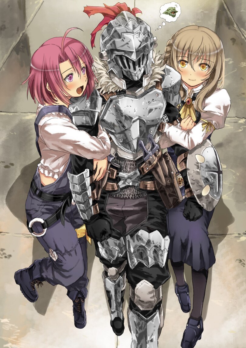 Goblin Slayer!,Убийца гоблинов,Anime,Аниме,Goblin Slayer (character),Guild Girl (Goblin Slayer!),Cow Girl (Goblin Slayer!),garimpeiro,Anime Artist,Аниме арт, Аниме-арт,artist,goblin slayer!,Anime,fandoms,goblin slayer (character),guild girl (goblin slayer!),cow girl (goblin