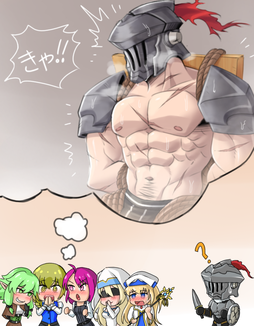 Goblin Slayer (character),Goblin Slayer!,Убийца гоблинов,Anime,Аниме,фэндомы,High Elf archer (Goblin Slayer!),Priestess (Goblin Slayer!),Maiden of the Sword,Guild Girl (Goblin Slayer!),Cow Girl (Goblin Slayer!),goblin slayer (character),goblin slayer!,Anime,fandoms,high elf archer (goblin