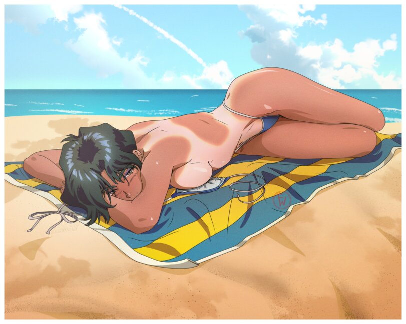 Golden Boy,Anime OldSchool,Anime,Аниме,фэндомы,Ayuko Hayami,fritzwilliedraws,artist,Anime Artist,Аниме арт, Аниме-арт,Anime Ero,Взрослые Няшки,Anime Ero Swim,Anime Ero Pantsu,Adult pantsu, тянки в трусиках,Anime Ero Oppai,Грудастые Няшки, Anime Boobs, Аниме Сиськи, Oppai,golden boy,anime