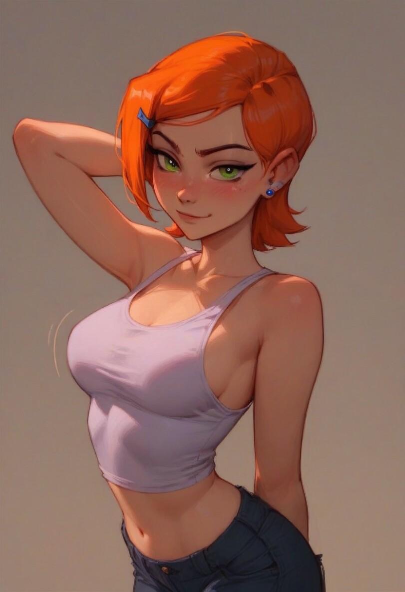 Gwen Tennyson,Ben 10,Бен 10,Cartoon Network,Мультфильмы,Мультсериалы, Cartoons,cartoon ero,Нейросетевые Барышни,арт барышня,арт девушка, art барышня, art girl,art,арт,erslait,Meat master,Gwen Tennyson,ben 10,cartoon network,,cartoon ero,AI ero art,art girl,art,erslait,Meat master,сиськи,сисечки,