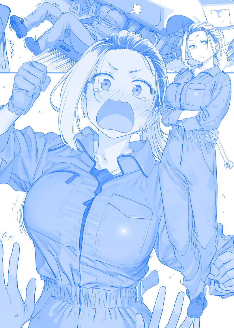 Himura Kiseki,Anime Artist,Аниме арт, Аниме-арт,artist,art девушка,art,арт,автомеханик,автомастерская