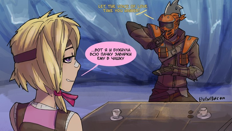 JoJo's Bizarre Adventure,JoJo, JJBA,Anime,Аниме,crossover,Borderlands 2,Borderlands,Игры,Tiny Tina,Крошка Тина,BL персонажи,Саркастичный Мясник,Brick the Berserker,Брик ,ElvenBacon,Anime Unsorted