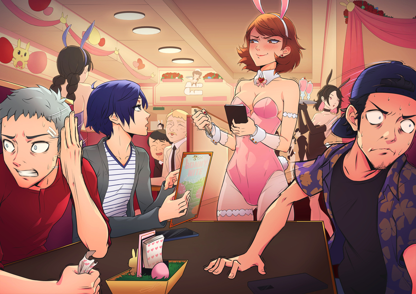 Junpei Iori,Джунпей Йори,Persona 3,Persona,Shin Megami Tensei,Megami Tensei,Игры,Takeba Yukari,Yukari Takeba, Юкари Такэба,Makoto Yuki,Yuki Makoto, Макото Юки,Akihiko Sanada,Акихико Санада,art барышня,art,арт,game art,OmniformBlue,Junpei Iori,Persona 3,Persona,Shin Megami Tensei,games,takeba