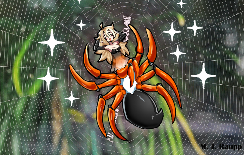Kaiku Spiderbutten,Spider Girl,Arthropod Girl,Monster Girl,Monster Musume, Mamono Musume, monmusu,арт барышня,арт девушка, art барышня, art girl,art,арт,под катом еще,Kaiku Spiderbutten,Spider Girl,Monster Girl,art girl,art,Arthropod girl