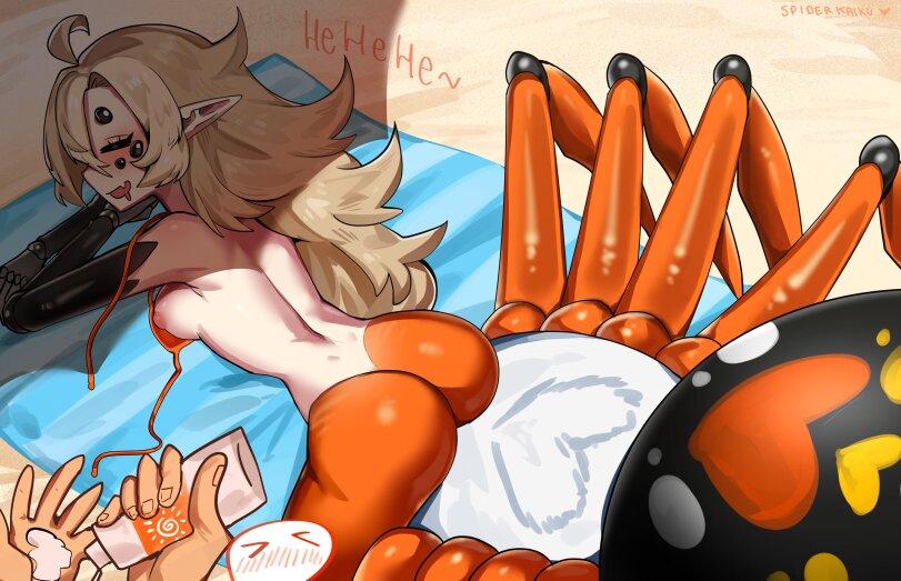 Kaiku Spiderbutten,Spider Girl,Arthropod Girl,Monster Girl,Monster Musume, Mamono Musume, monmusu,арт барышня,арт девушка, art барышня, art girl,art,арт,под катом еще,Kaiku Spiderbutten,Spider Girl,Monster Girl,art girl,art,Arthropod girl