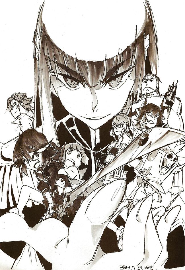 Kiryuuin Satsuki,Сацуки Кирюин,Kill la Kill,Убей или умри,Anime,Аниме,Matoi Ryuuko,Рюко Матой,Mankanshoku Mako,Мако Манканшоку,Jakuzure Nonon,Нонон Джакузурэ,Gamagoori Ira,Ира Гамагори,Inumuta Houka,Хока Инумута,Sanageyama Uzu,Узу Санагэяма,Mikisugi Aikurou,Айкуро Микисуги,Kiryuuin Satsuki,Kill la