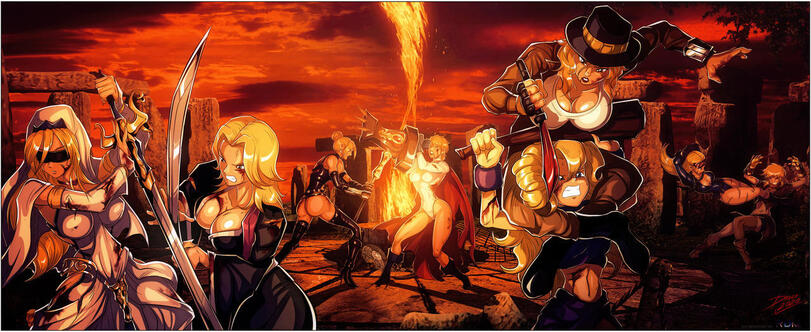 Matsumoto Rangiku,Bleach,Блич, anime Bleach,Anime,Аниме,фэндомы,Maiden of the Sword,Goblin Slayer!,Убийца гоблинов,rachel (ninja gaiden),Ninja Gaiden,Игры,Power Girl,Пауэр Герл, Кара Зор-Л, Карен Старр,DC Comics,DC Universe, Вселенная ДиСи,ayla,Chrono Trigger,Cammy,Кэмми,Street Fighter,Уличный