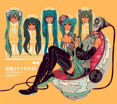 Miku Hatsune,Vocaloid,Вокалоид, Вокалойд,Anime,Аниме,фэндомы,art барышня,art,арт,Hatsune Miku,vocaloid,Anime,fandoms,art girl,art