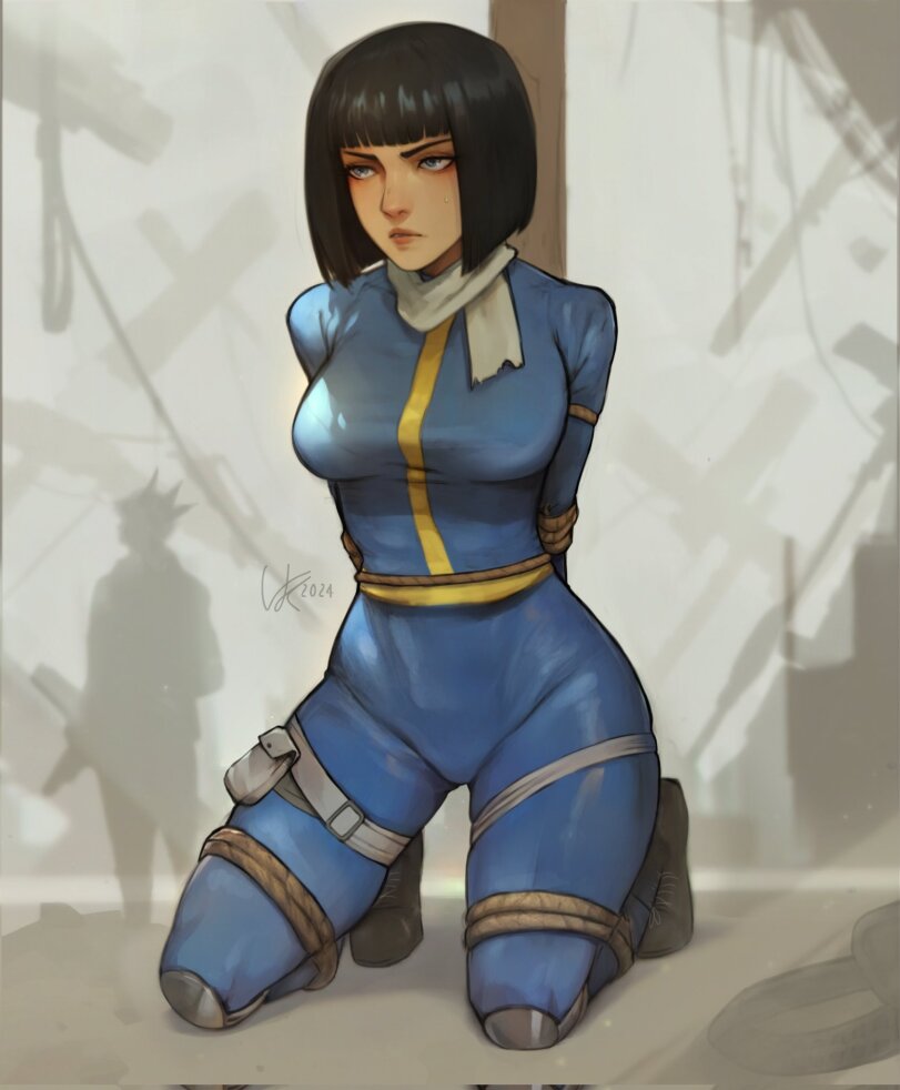Natalia Dubrovhsky,Vault Dweller,Fallout,Фоллаут,фэндомы,Fallout Ero,несекретный бондаж,KrautVan,Vault Dwellers,Fallout организации