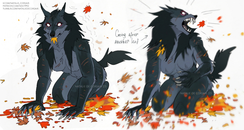 ﻿X.COM/N ATALI E_CORSAI R PATREON.COM/NDC992 TUMBLRCOM/NATALIEDECORSAIR,Natalie de Corsair,furry artist,artist,werewolf,Fantasy race,anthro ero,anthro