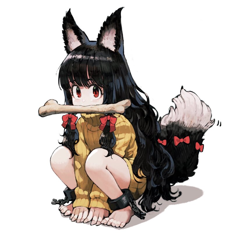 Navigavi,artist,wolf girl,Animal Ears,девушка с ушками,арт девушка,art,арт