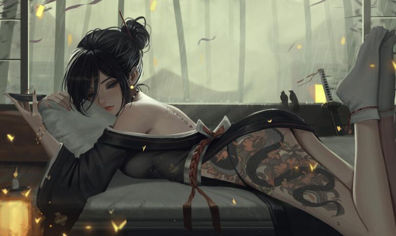 ﻿/ • V* V#â м i * 1 \ !,Neor-art,art барышня,art,арт,katana,под катом еще,Neor-art,art girl,art,,neorarty3