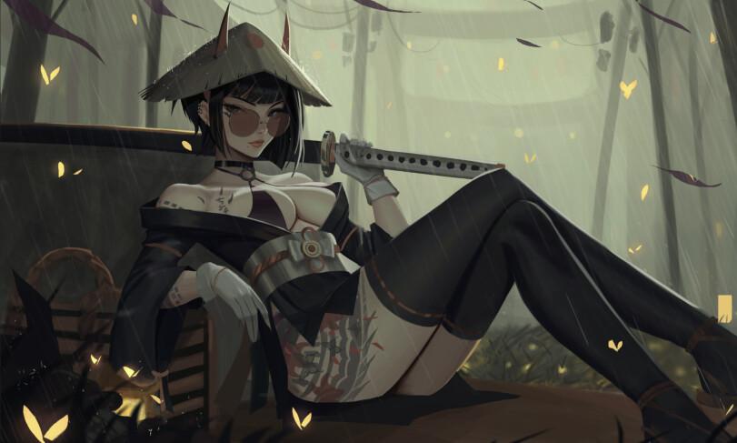 Neor-art,art барышня,art,арт,katana,под катом еще,Neor-art,art girl,art,,neorarty3