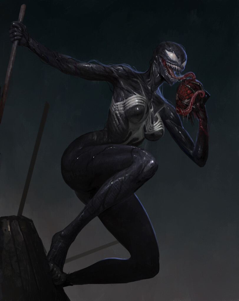Oleg Bulakh,grindeath-art,artist,Venom,Веном, Черная смерть,Marvel,Вселенная Марвел,фэндомы,Marvel Ero,Эротика,Marvel art,Oleg Bulakh,artist,Venom,Marvel,fandoms,Marvel Ero,Marvel art,She-Venom