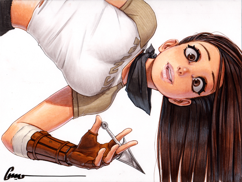 Omar Dogan,artist,ibuki (street fighter),Street Fighter,Уличный Боец,Игры,art девушка,art,арт,Omar Dogan,artist,Ibuki,Street Fighter,games,art girl,art