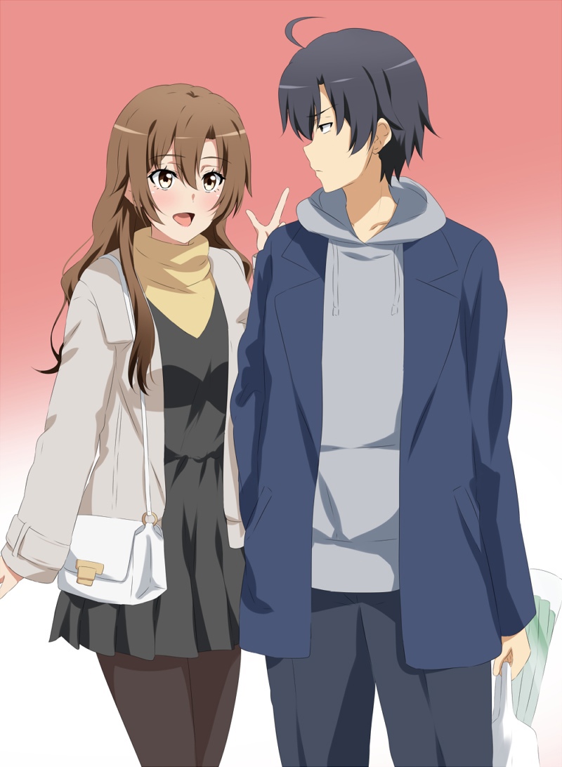 OreGairu,Yahari Ore no Seishun Love Come wa Machigatteiru,Anime,Аниме,OreGairu Comics,Orimoto Kaori,Hikigaya Hachiman,d_recolors,OreGairu,Anime,fandoms,,Orimoto Kaori,hikigaya hachiman,d_recolors,Anime Unsorted,Anime Unsorted