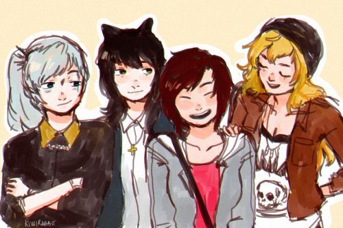 RWBY,Anime,Аниме,фэндомы,art,арт,Ruby Rose,Weiss Schnee,Blake Belladonna,Yang Xiao Long,Anime Unsorted