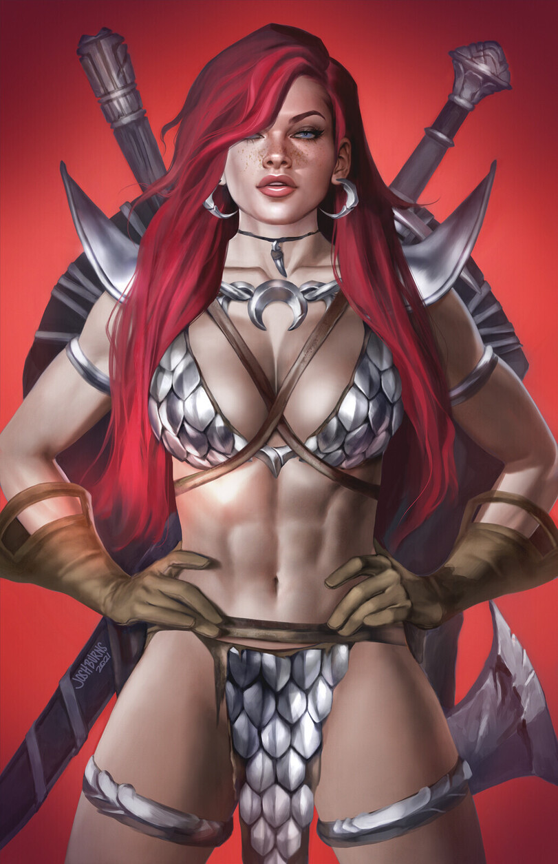 Red Sonja,Рыжая Соня,Dynamite Entertainment,Динамит Интертеймент,Comic Books,Комиксы, графические новеллы, романы,фэндомы,Comic Ero,Эротика, секси героини и злодейки,Josh Burns,artist,JoshBurnsArt