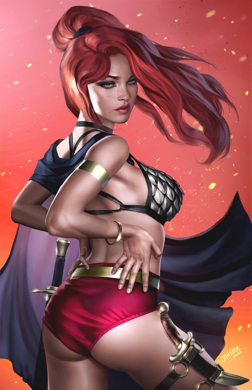 Red Sonja,Рыжая Соня,Dynamite Entertainment,Динамит Интертеймент,Comic Books,Комиксы, графические новеллы, романы,фэндомы,DC Erotic,Эротика,DC Comics,DC Universe, Вселенная ДиСи,Josh Burns,artist,Red Sonja,Dynamite Entertainment,Comics Universes,fandoms,DC Erotic,DC Comics,Josh Burns,artist
