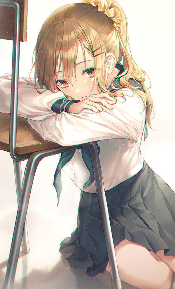 Roha,Anime Artist,Аниме арт, Аниме-арт,artist,schoolgirl,art барышня,art,арт