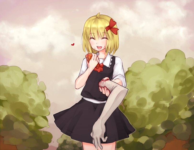 Rumia,Touhou Project,Touhou, Тохо,Anime,Аниме,фэндомы,Dark Touhou,k.blank,Anime Unsorted