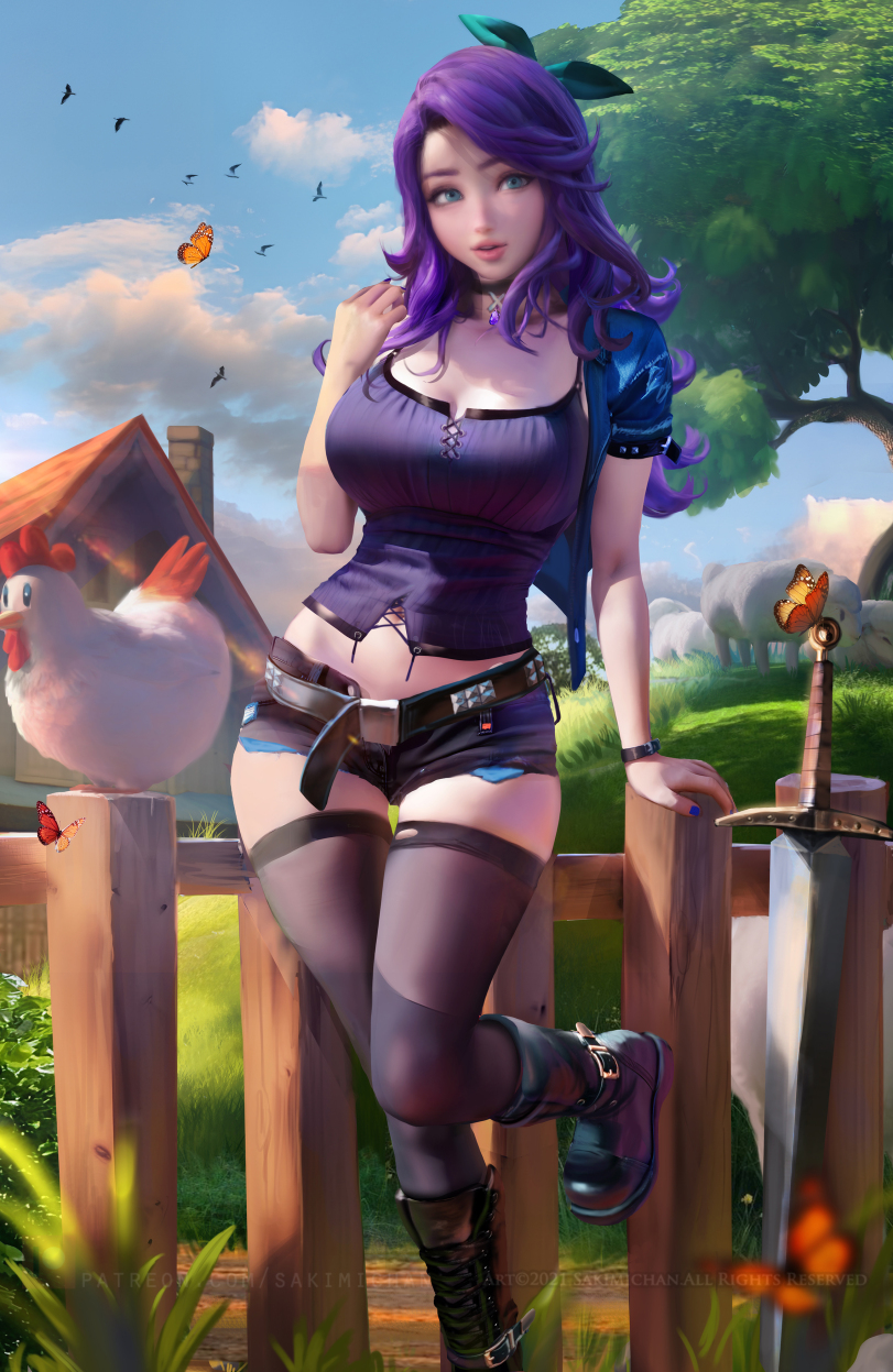 ﻿ Jl. _„, V И ja И ^<я Ш [Дг 1,Sakimichan,artist,abigail (stardew valley),Stardew Valley,Игры,Игровая эротика,под катом еще,длиннопост