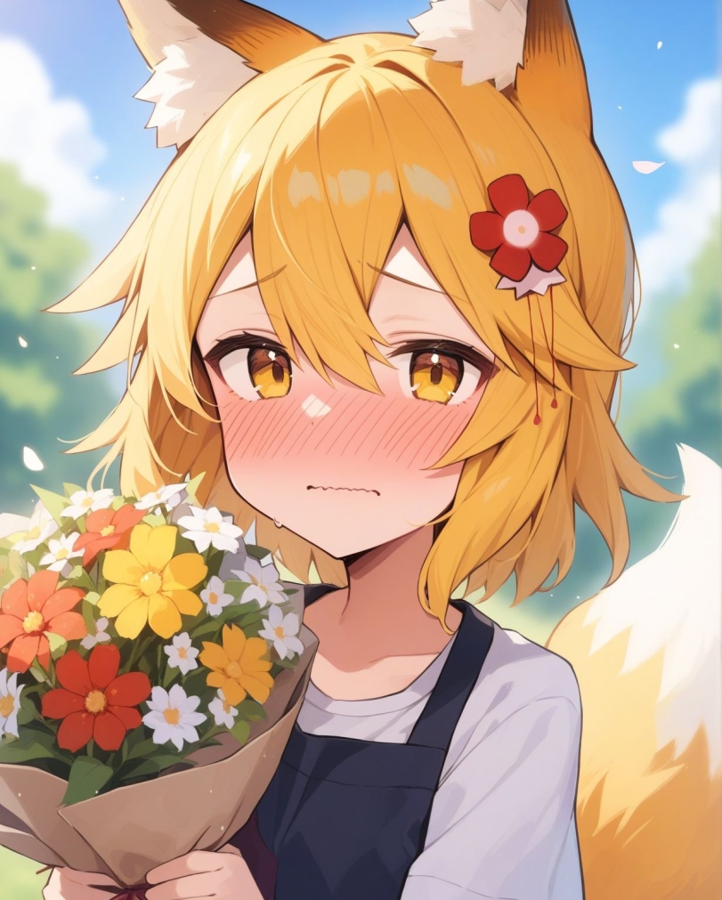 ﻿ДжеИд /j ТУ vif T V,Senko (Sewayaki Kitsune no Senko-san),Sewayaki Kitsune no Senko-san,The Helpful Fox Senko-san,Anime,Аниме,фэндомы,Neco-Arc,неко-арк,нейроарт,нейронные сети,Anime Unsorted