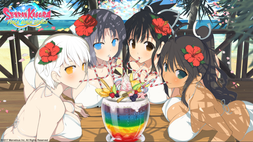 ﻿©2017 Marvelous Inc. All Rights Reserved,Senran Kagura,Kagura Senran, ,Anime,Аниме,senran kagura (series),Senran Kagura Peach Beach Splash,Anime Ero Swim,Anime Ero,Взрослые Няшки,Игры,Miyabi (Senran Kagura),Homura (senran kagura),Asuka (senran kagura),Yumi (Senran Kagura),Katsuragi (senran